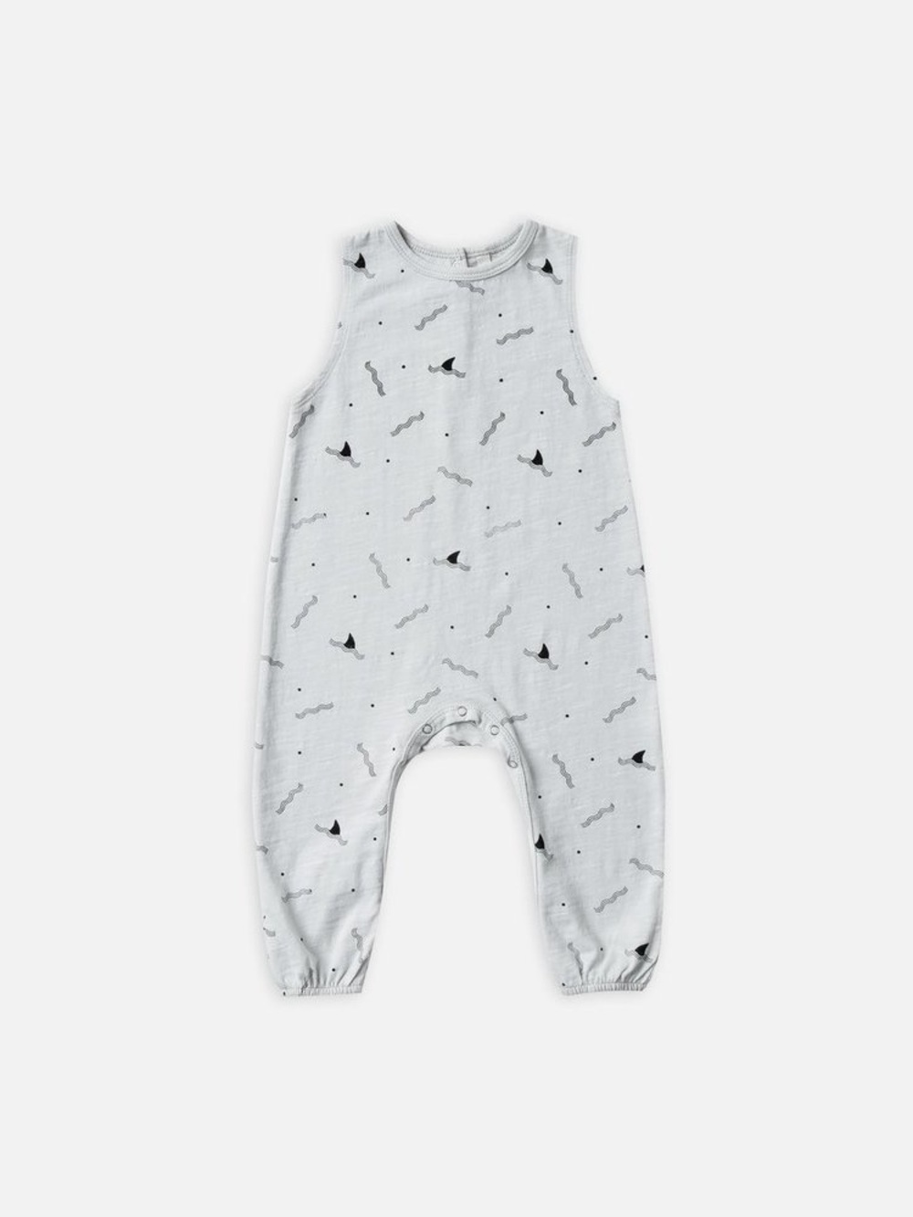 Rylee + Cru Onesie with Shark Fins